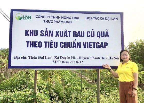 Khu sản xuất rau củ quả chuẩn Vietgap - HNH Food Farm